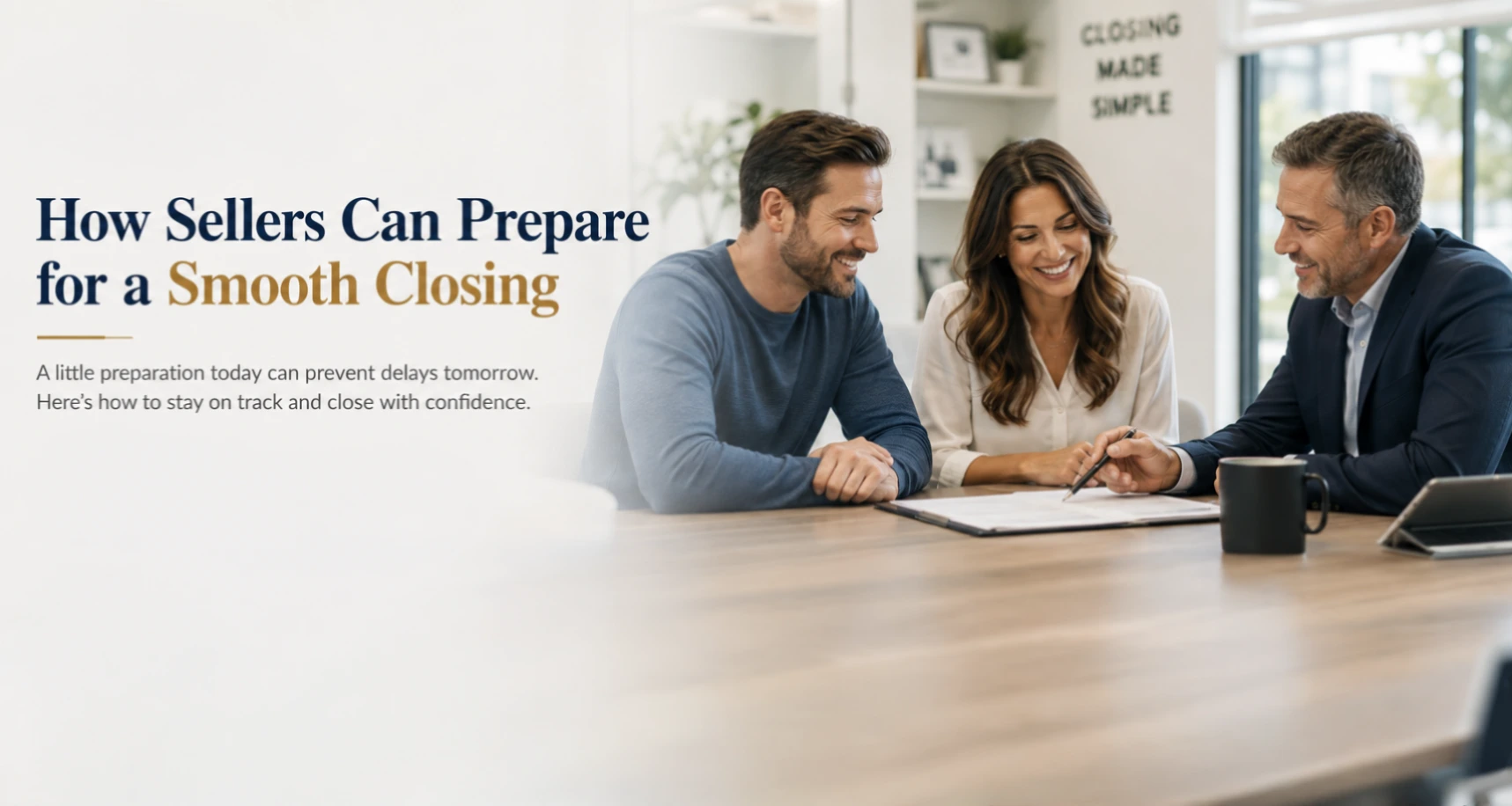 How Sellers Can Prepare for a Smooth Closing